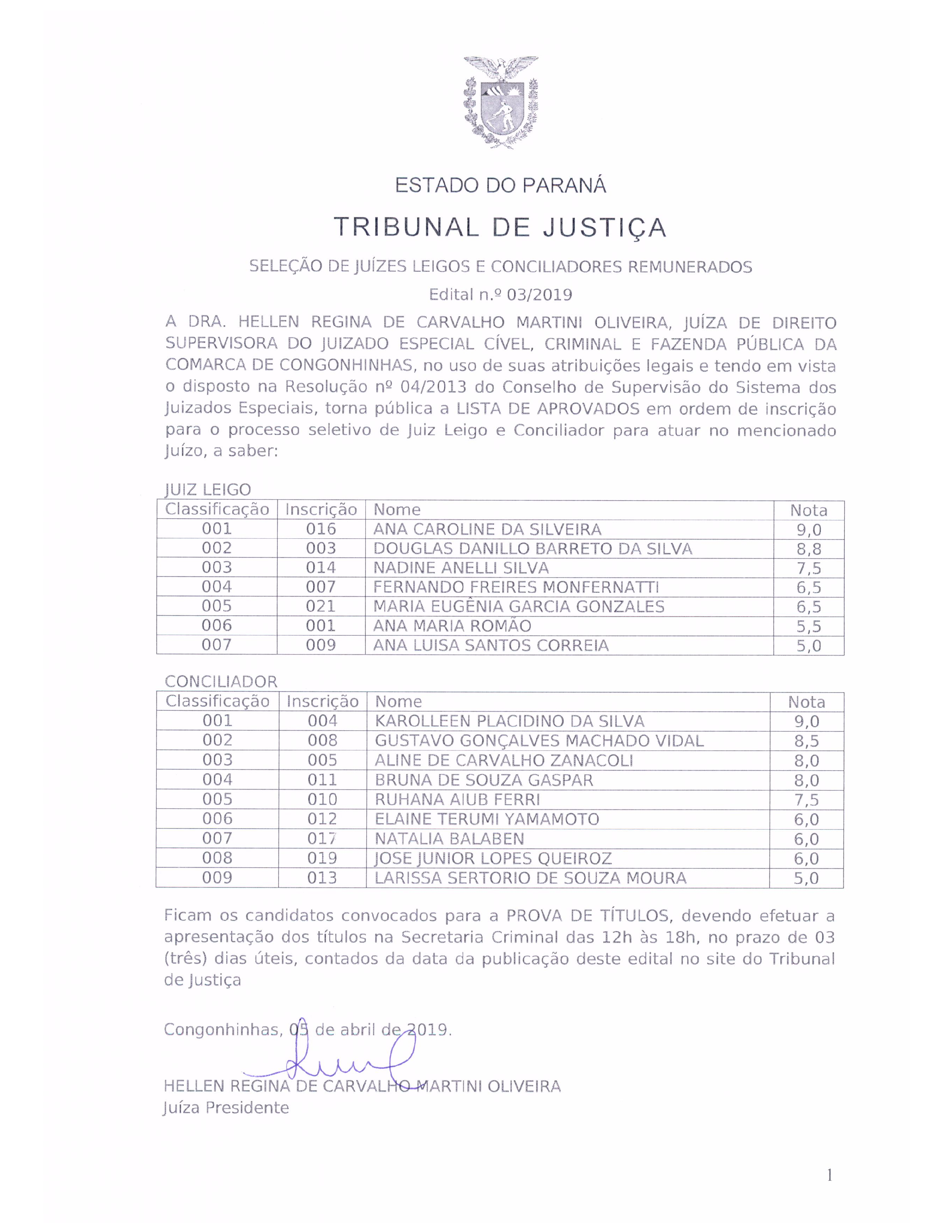 Disponibilizado em 05/04/2019